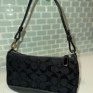 Black Designer Shoulder Bag